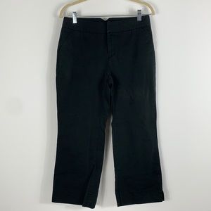 Dockers stretch black capris pants size 10